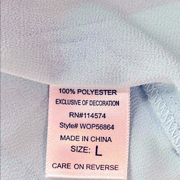 DLIEONE SPARKLING REAL GEM STONE ADORNED COLLAR SZ LRG PALE BLUE, SHEER UNIQUE🤩 - Picture 12 of 12